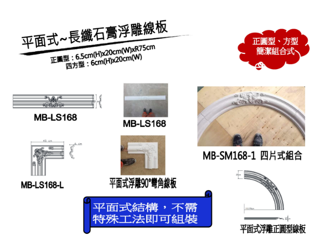 康石立體造型石膏防火板-燈座