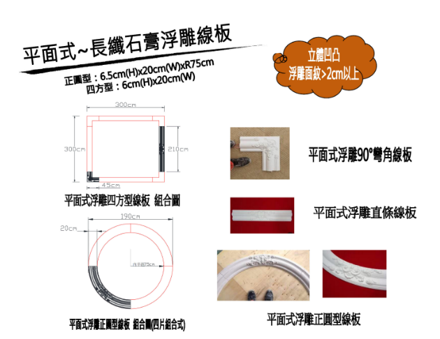 康石立體造型石膏防火板-燈座